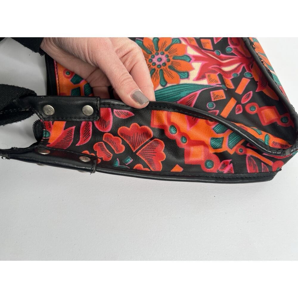 Fossil Multicolor Floral Abstract Crossbody Purse Bag - Picture 4 of 14